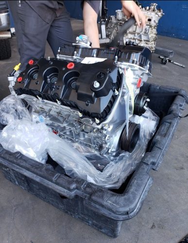 new engine installation