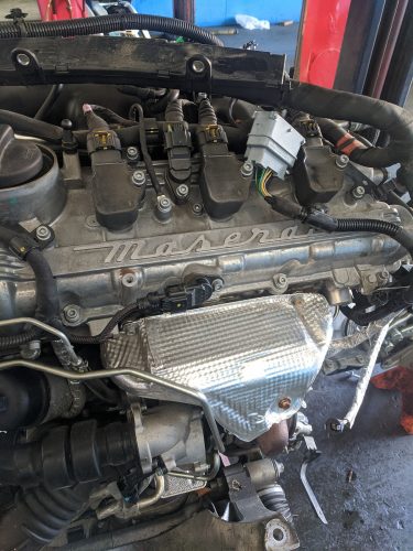 Engine Swap - Removing engine and transmission from 2017 Maserati